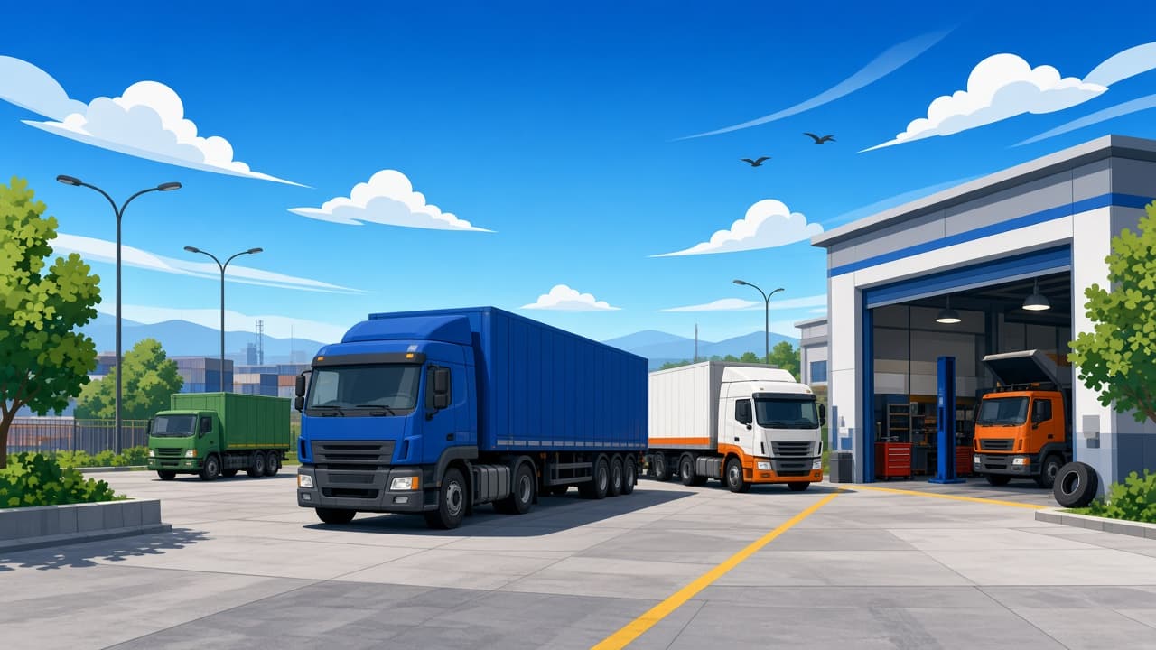 Truck and bus workshops — body builders, mechanics, and painters